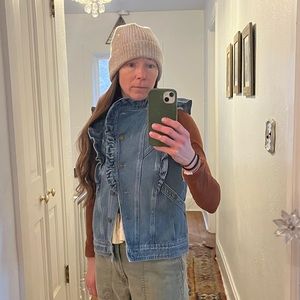 Sezane denim vest
